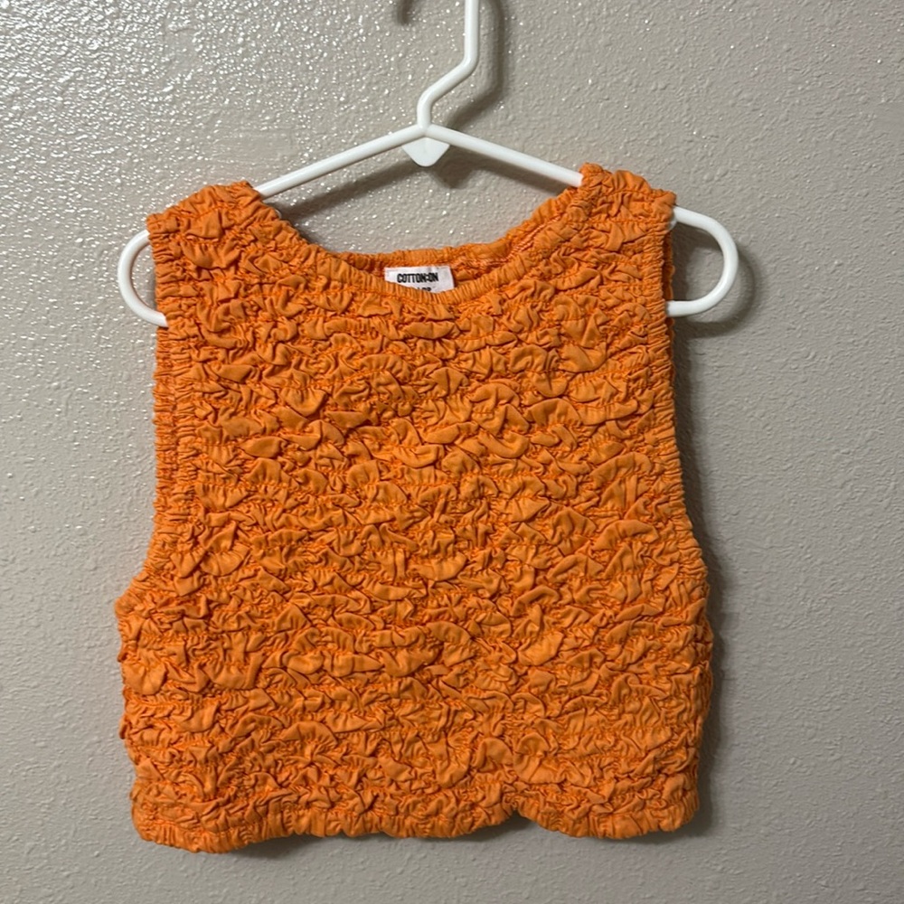 Orange Crop Top